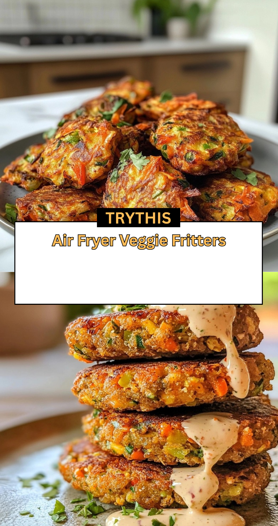 Air Fryer Veggie Fritters