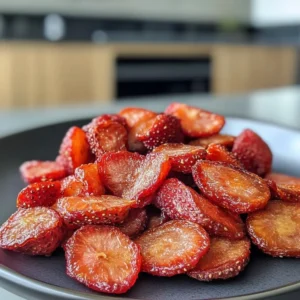 Air Fryer Dried Strawberries