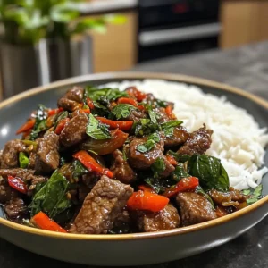 Thai Basil Beef Stir Fry