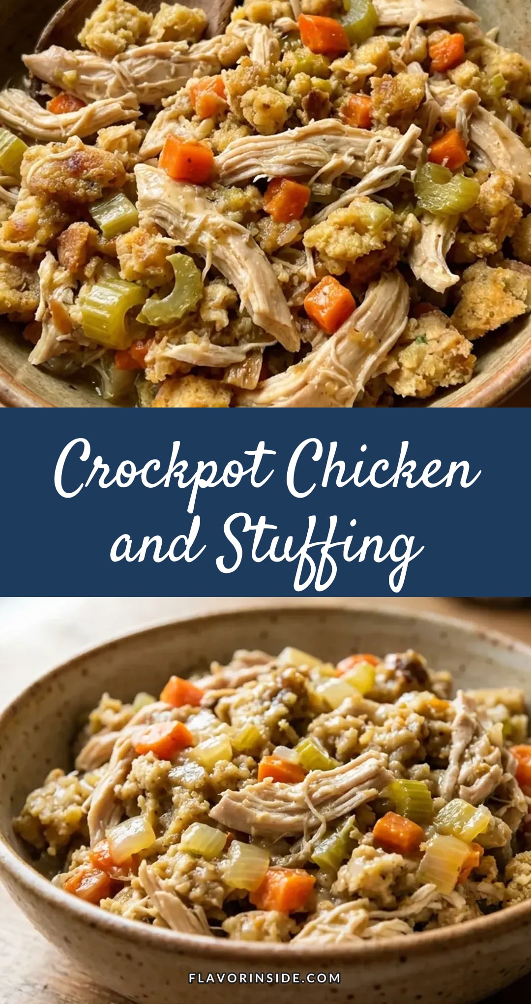 Crockpot Chicken and Stuffing Recipe | Easy Slow Cooker Meal