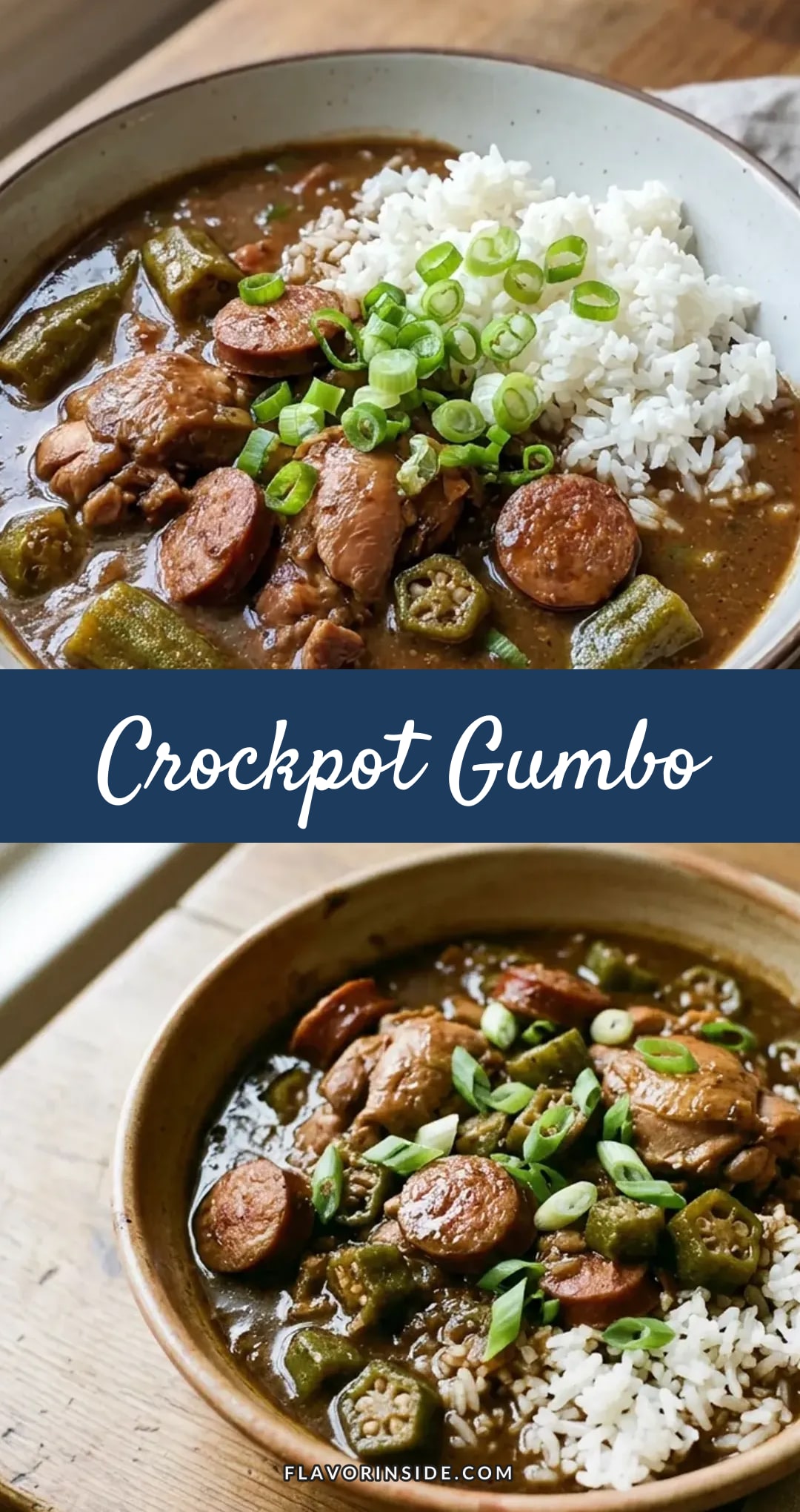 Crockpot Gumbo with Chicken and Sausage