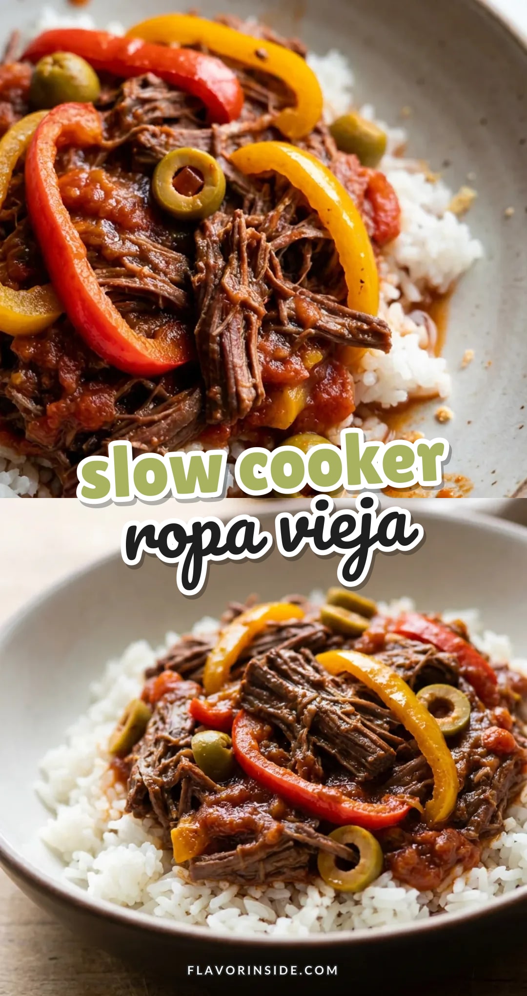 Ropa Vieja Slow Cooker: Easy Cuban Shredded Beef