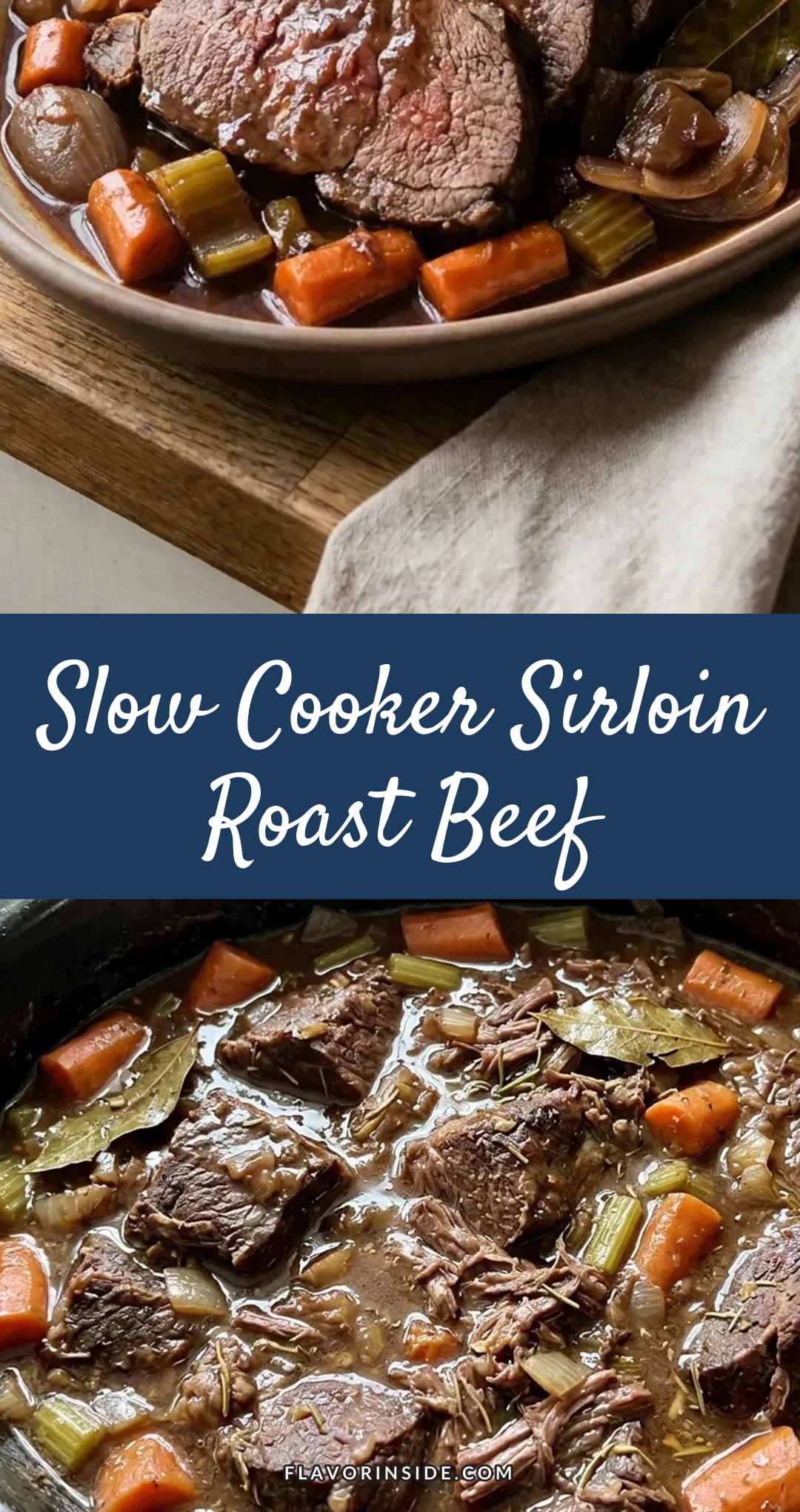 Slow Cooker Sirloin Roast Beef Recipe