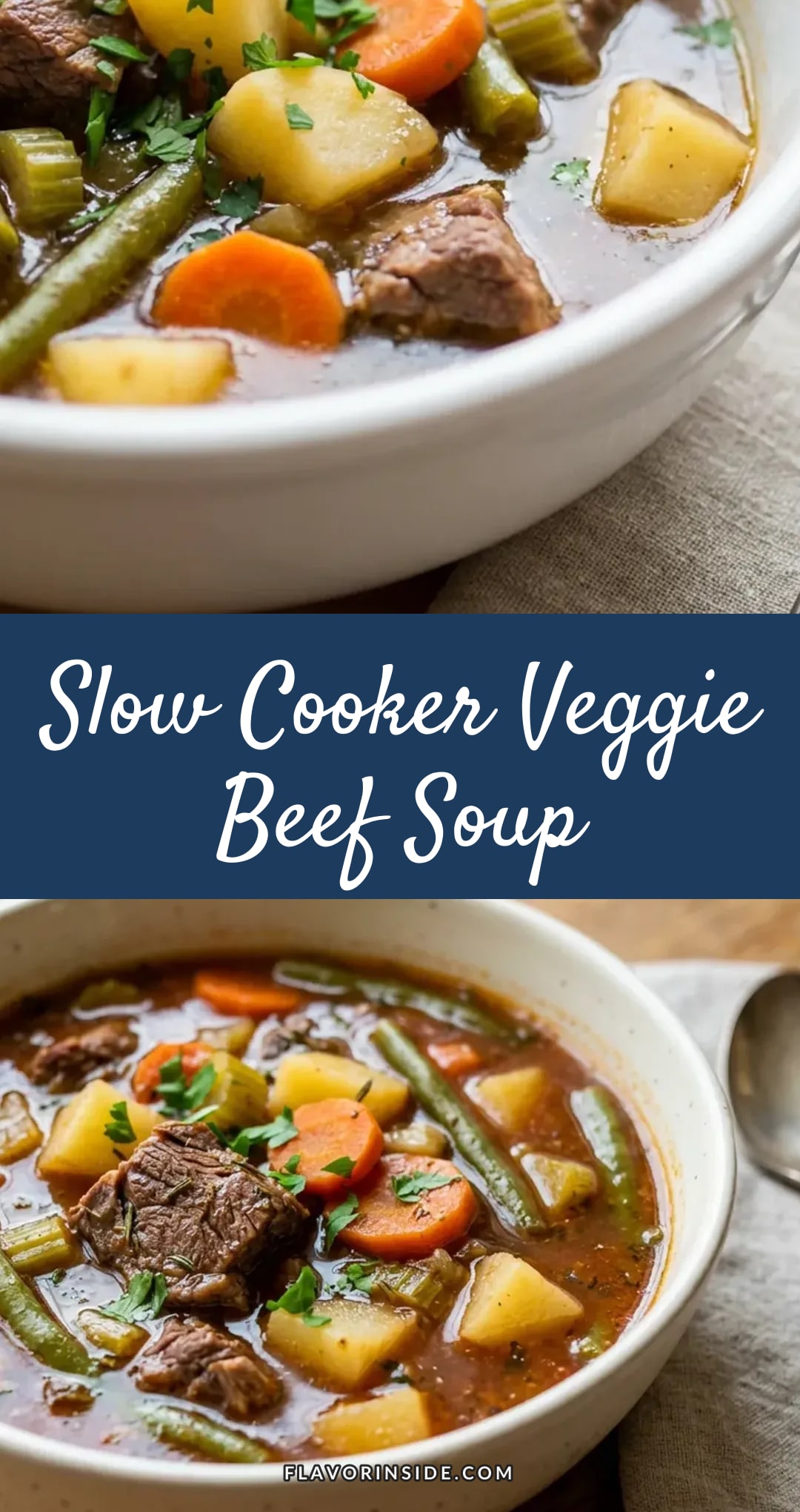 Veggie Beef Soup Crock Pot Recipe
